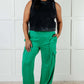 Race to Relax Cargo Pants in Emerald Green - 1985 the VAULT Boutique