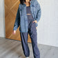Raising Heart Rate Cutout Jumpsuit in Charcoal - 1985 the VAULT Boutique