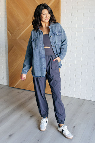 Raising Heart Rate Cutout Jumpsuit in Charcoal - 1985 the VAULT Boutique