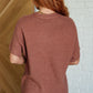 Relaxing Away Dolman Sleeve Knit Top in Coffee - 1985 the VAULT Boutique