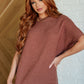 Relaxing Away Dolman Sleeve Knit Top in Coffee - 1985 the VAULT Boutique