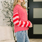 Rhythm & Rows V-Neck Drop Shoulder Pullover