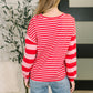 Rhythm & Rows V-Neck Drop Shoulder Pullover