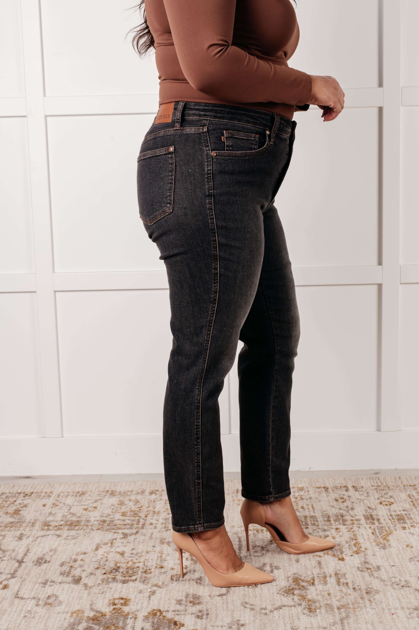 Rita Mid Rise Control Slim Jeans - 1985 the VAULT Boutique