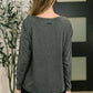 Rooftop View Raglan Sleeve Henley Top