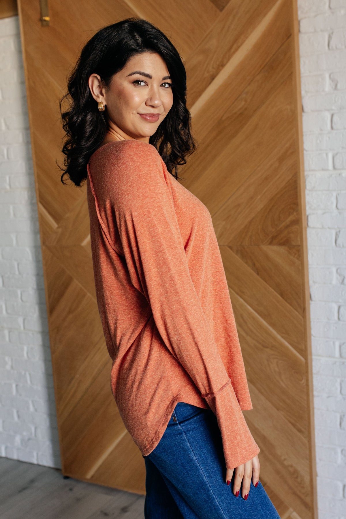 Rustic Charm Long Sleeve Top - 1985 the VAULT Boutique