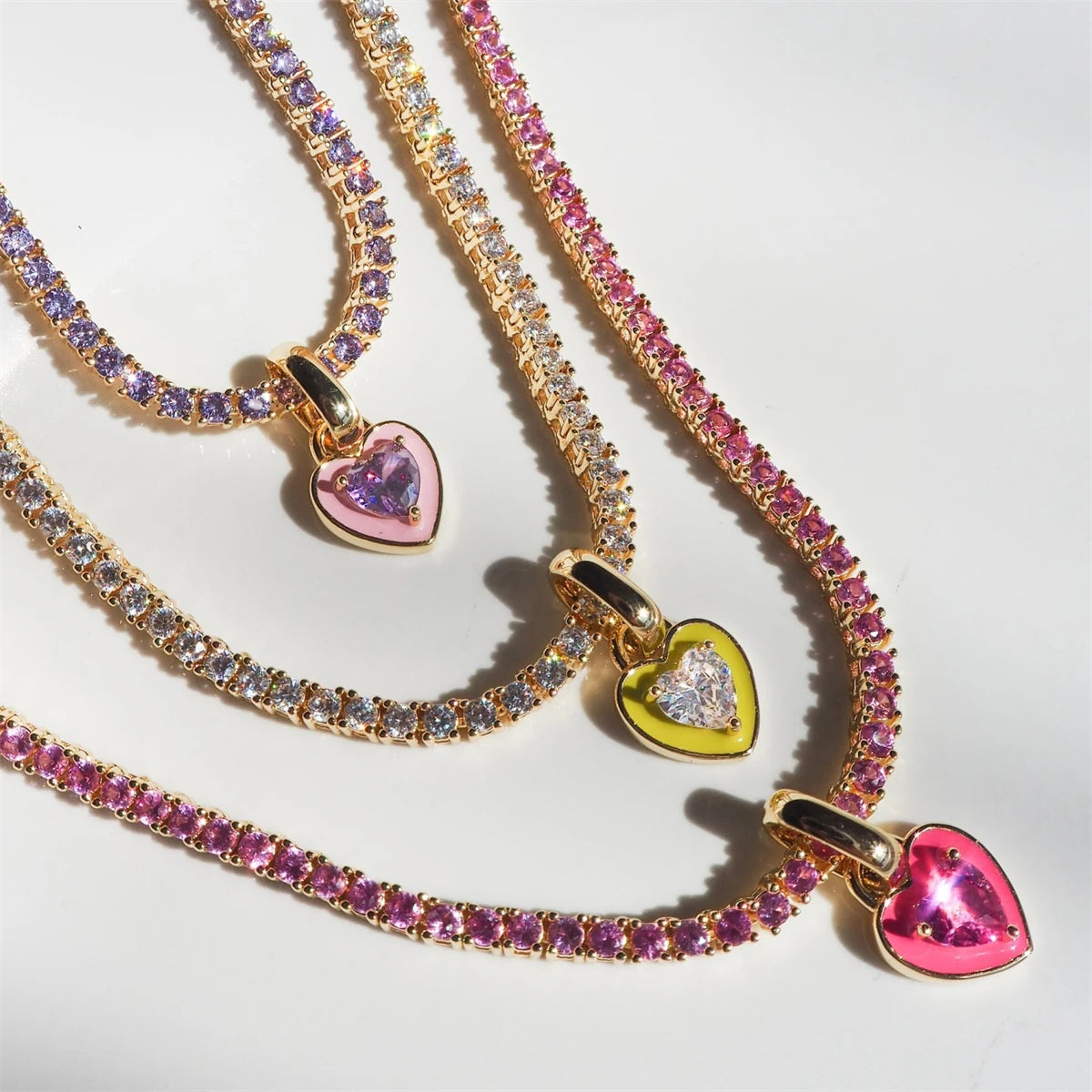 Hearts on Fire Chain Necklace - 1985 the VAULT Boutique