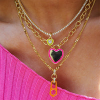 Hearts on Fire Chain Necklace - 1985 the VAULT Boutique