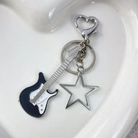 Guitar & Star Retro Key Chain - 1985 the VAULT Boutique