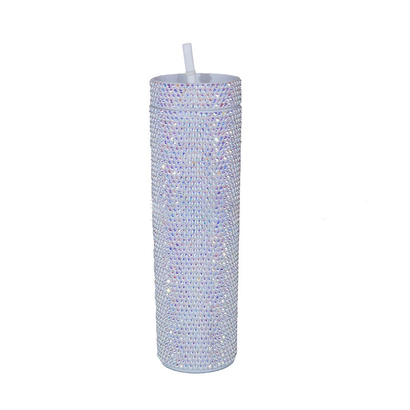 16oz Bling Rhinestones Plastic Tumbler - 1985 the VAULT Boutique