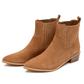 Leonor Suede Ankle Boot in Tan - 1985 the VAULT Boutique