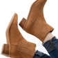 Leonor Suede Ankle Boot in Tan - 1985 the VAULT Boutique