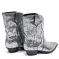 Jersey Metallic Boot in Silver - 1985 the VAULT Boutique