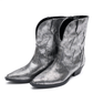 Jersey Metallic Boot in Silver - 1985 the VAULT Boutique
