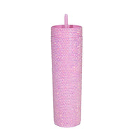 16oz Bling Rhinestones Plastic Tumbler - 1985 the VAULT Boutique