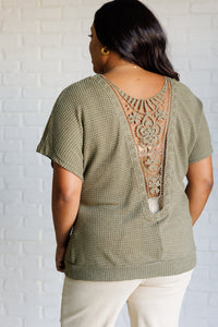 Secret Detail Lace Back Top - 1985 the VAULT Boutique