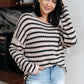 Self Assured Striped Sweater