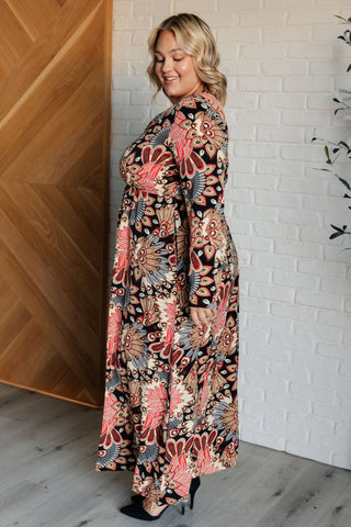 Send it Over Faux Wrap Maxi Dress - 1985 the VAULT Boutique