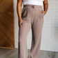 Set Process Mineral Wash Waffle Knit Pants in Brown - 1985 the VAULT Boutique