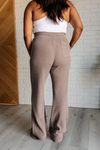 Set Process Mineral Wash Waffle Knit Pants in Brown - 1985 the VAULT Boutique