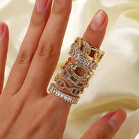 Romance Lasts 18k Gold Plated Rings - 1985 the VAULT Boutique