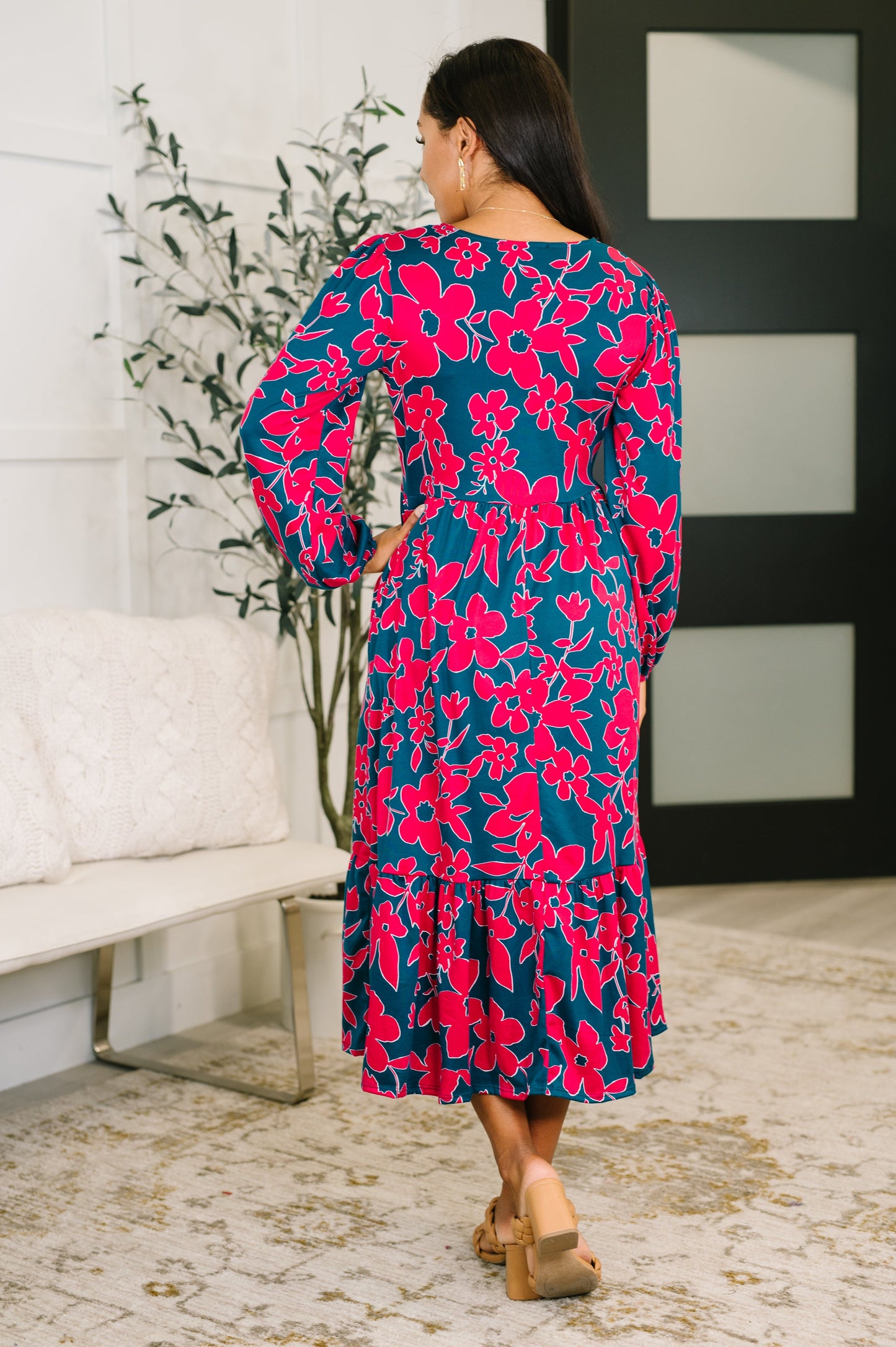 She's Just the Girl for Me V-Neck Dress