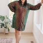 Shimmering Splendor Sequin Shirt Dress - 1985 the VAULT Boutique