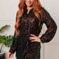 Shimmering Splendor Sequin Shirt Dress - 1985 the VAULT Boutique
