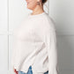 Simple Silhouette Brushed Hacci Sweater in Sand Beige - 1985 the VAULT Boutique