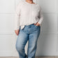 Simple Silhouette Brushed Hacci Sweater in Sand Beige - 1985 the VAULT Boutique