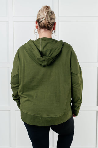 Simple Snug Snap Hooded Pullover - 1985 the VAULT Boutique