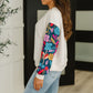 Sing a Melody Floral Sleeve Top