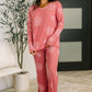Snowflake Sniffles Pajama Set in Red