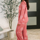 Snowflake Sniffles Pajama Set in Red