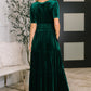 Softest Touch Velvet Tiered Dress