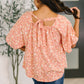 Spring Breeze Square Beck Top in Dusty Rose