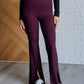 Stamina Stride Flare Leggings in Cassis - 1985 the VAULT Boutique