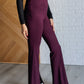 Stamina Stride Flare Leggings in Cassis - 1985 the VAULT Boutique