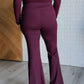 Stamina Stride Flare Leggings in Cassis - 1985 the VAULT Boutique