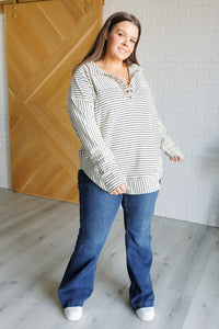 Striped Serendipity Pullover - 1985 the VAULT Boutique