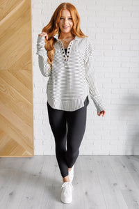 Striped Serendipity Pullover - 1985 the VAULT Boutique