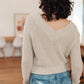 Stuck In The Moment V-Neck Sweater