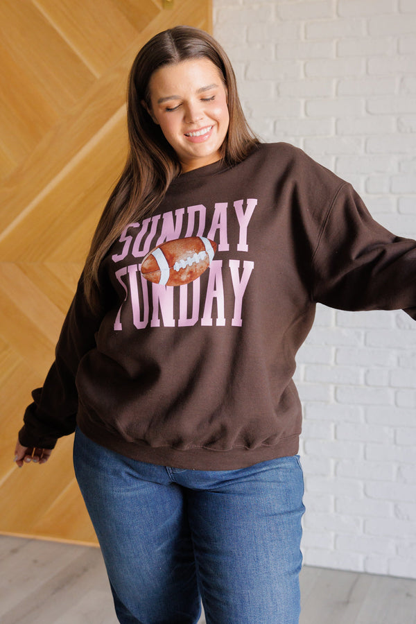 Sunday Funday Graphic Sweatshirt - 1985 the VAULT Boutique