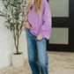 Sunday Snug Relaxed Pullover in Lavender