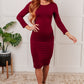 Sure To Fall In Love Bodycon Dress - 1985 the VAULT Boutique