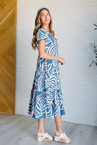 Surf Watch Tiered Midi Dress - 1985 the VAULT Boutique