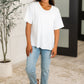 Take It Easy Slouchy Tee in Ivory
