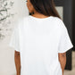 Take It Easy Slouchy Tee in Ivory