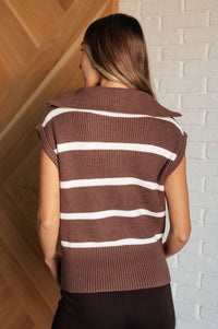 Tea Service 1/4 Zip Sleeveless Sweater - 1985 the VAULT Boutique