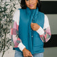 That's What I'm Talkin' About Puffer Vest in Teal